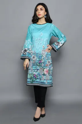 / Blue Stitched Kurti