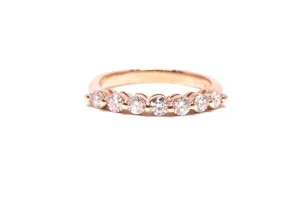 14K Gold Single Prong 3MM Diamond Band