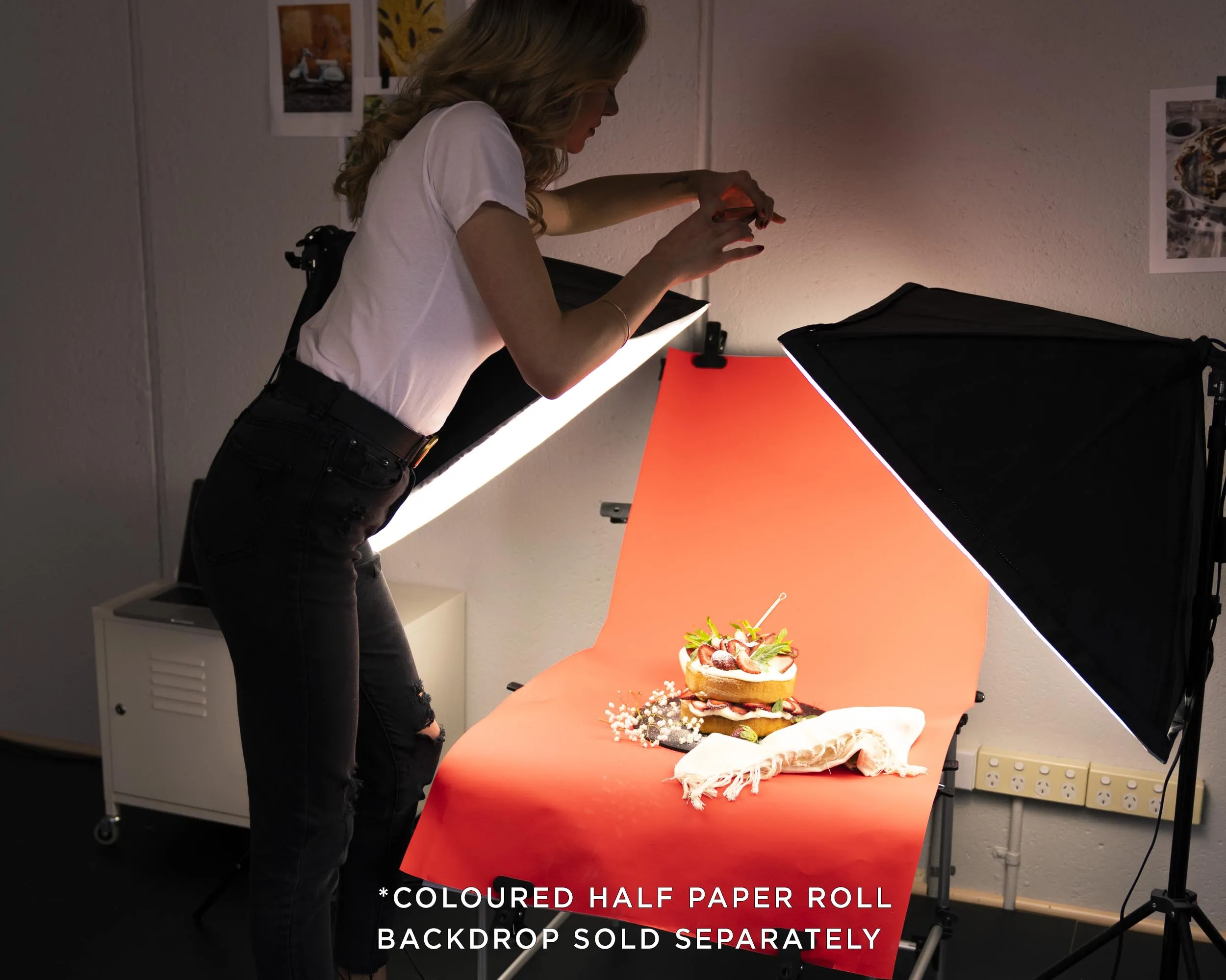 23" Food & Product Photography Lighting 'WORK HUSTLE' Table Kit