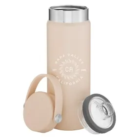 25 Oz. Stainless Insulated Sipper Water Bottle Printed with a Customizable BURST COLLECTION Design