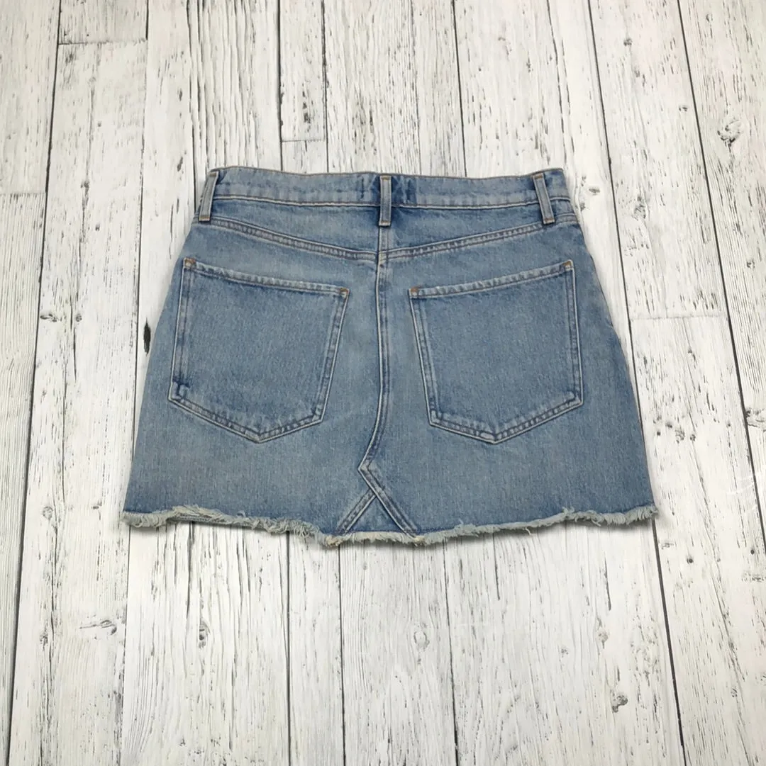 Agolde Aritzia midwash denim skirt - Hers M/29