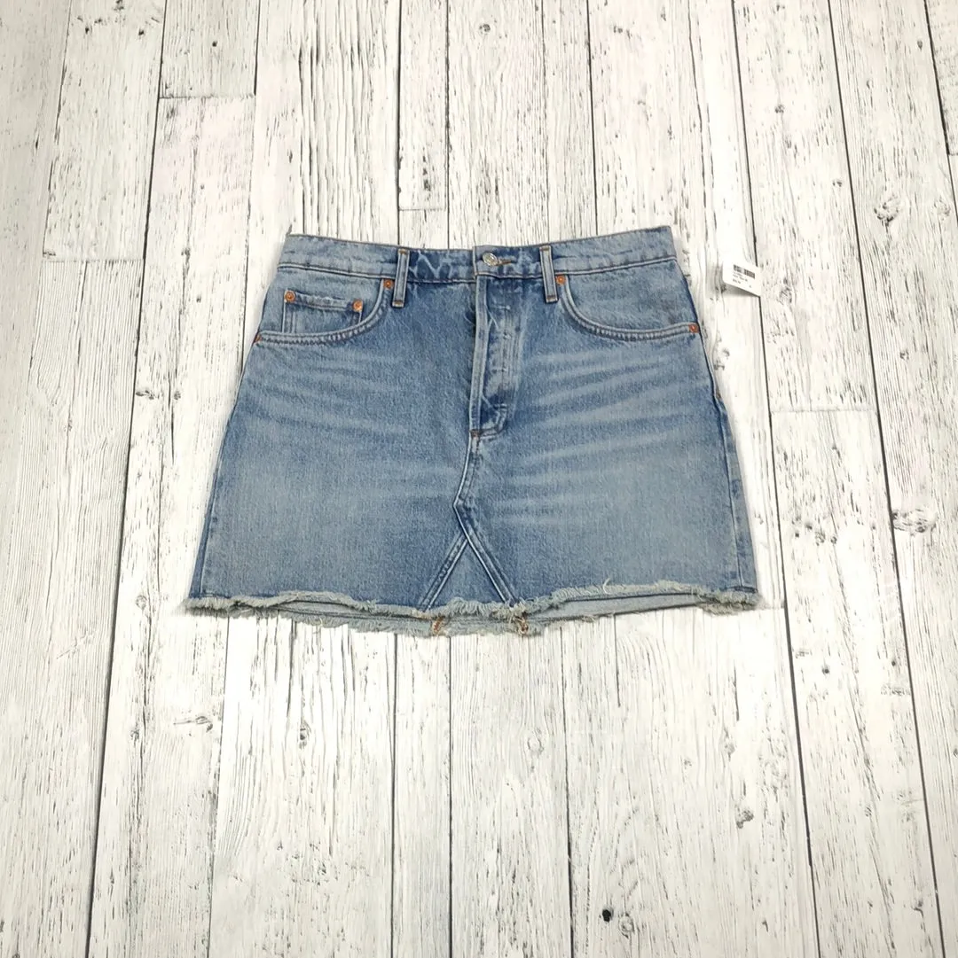 Agolde Aritzia midwash denim skirt - Hers M/29