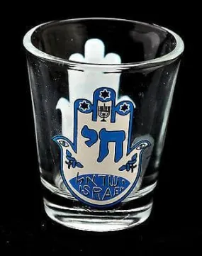 Alcohol shot glass ''HAY'' Hamsa Hand