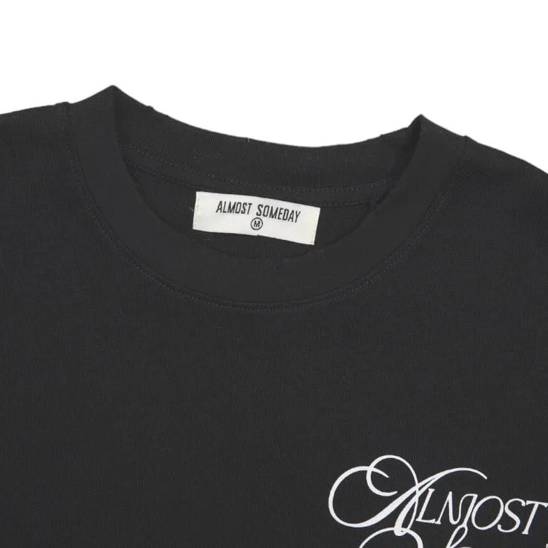 Almost Someday Stairway Tee (Black) C10-23