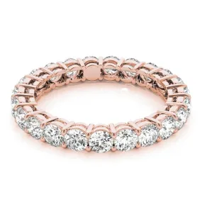 AMOUR 4 Carat Diamond Eternity Band in 14K/ 18K/ Platinum GIA Graded 20 pointer G Color SI1 Clarity By Mike Nekta SIZE 8