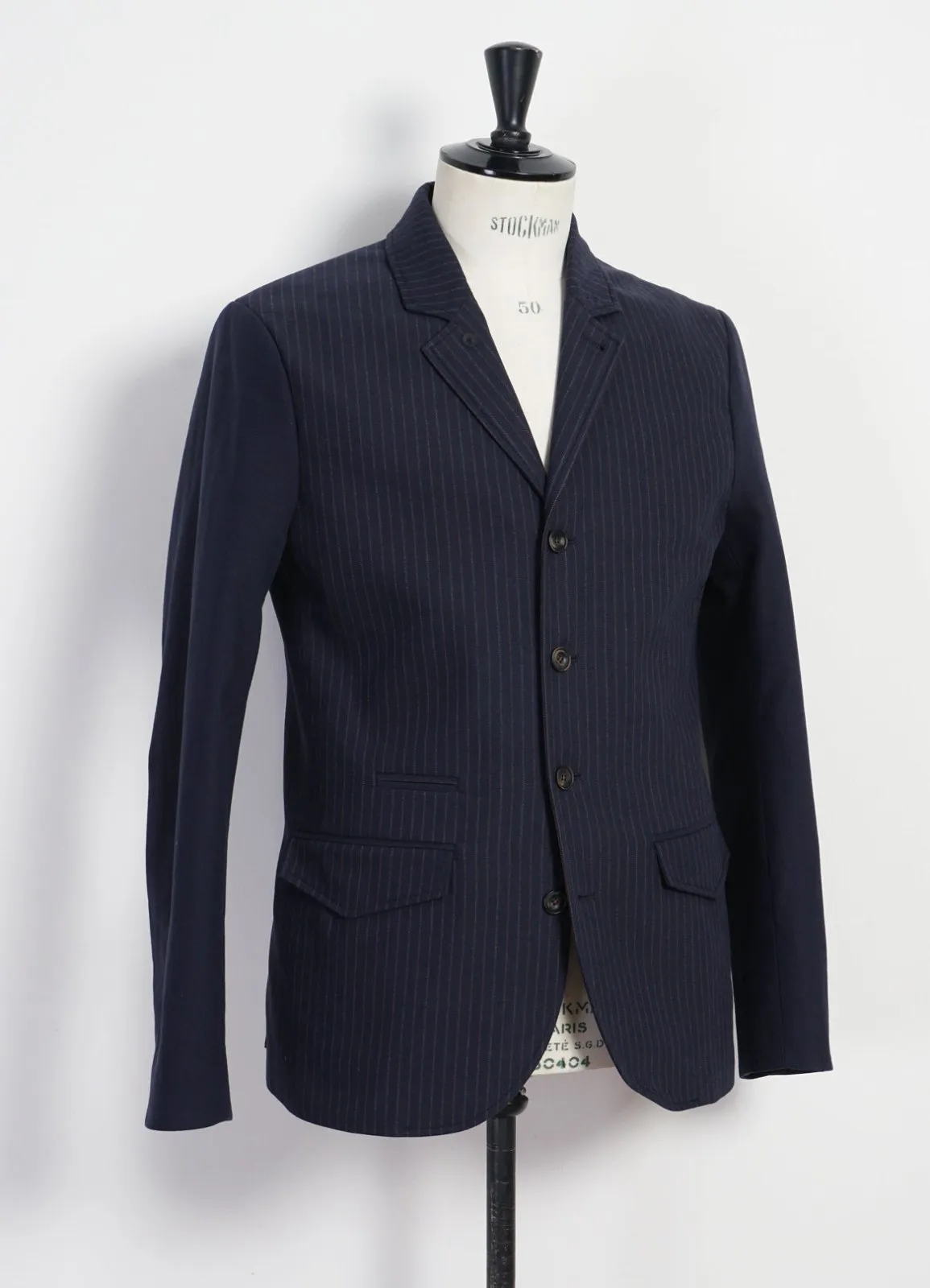 ANKER | Four Button Classic Blazer | Blue Pin