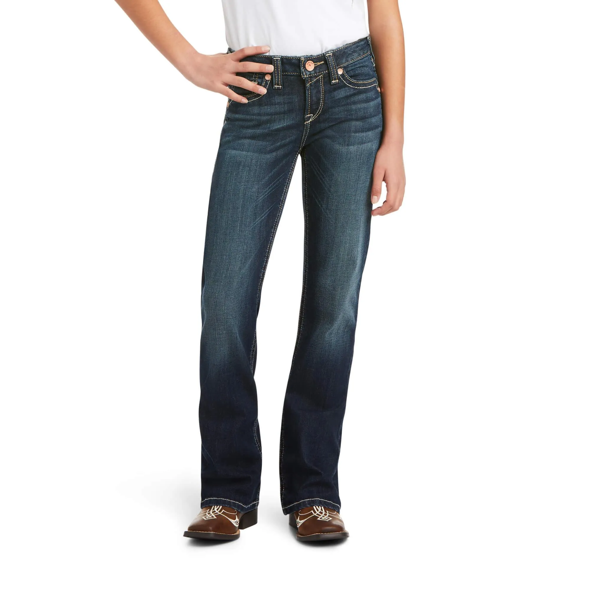 Ariat Girl's REAL Kylee Slim Boot Cut Jeans 10037941