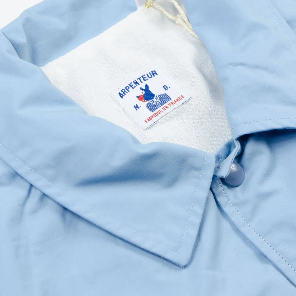 Arpenteur - Stade Coach Jacket – Light Blue (Evian) Sail Gabardine