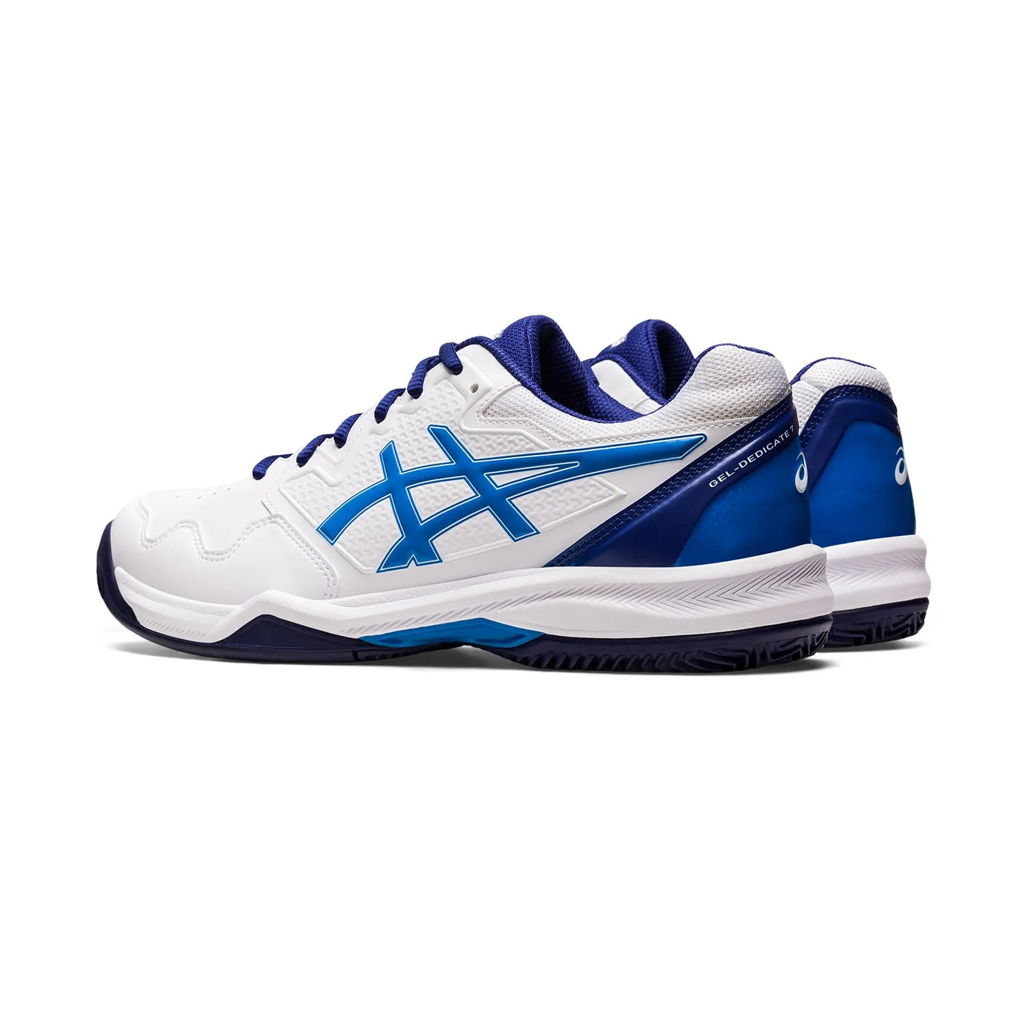 Asics men's tennis shoe Gel Dedicate 7 1041A223 103 white blue