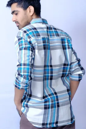 Attiren Single Pocket Checks Shirt