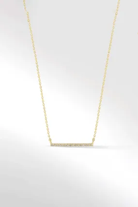 Axis Necklace in Diamond