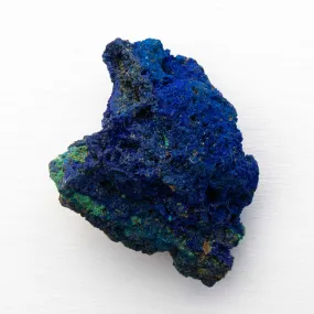 Azurite with Malachite