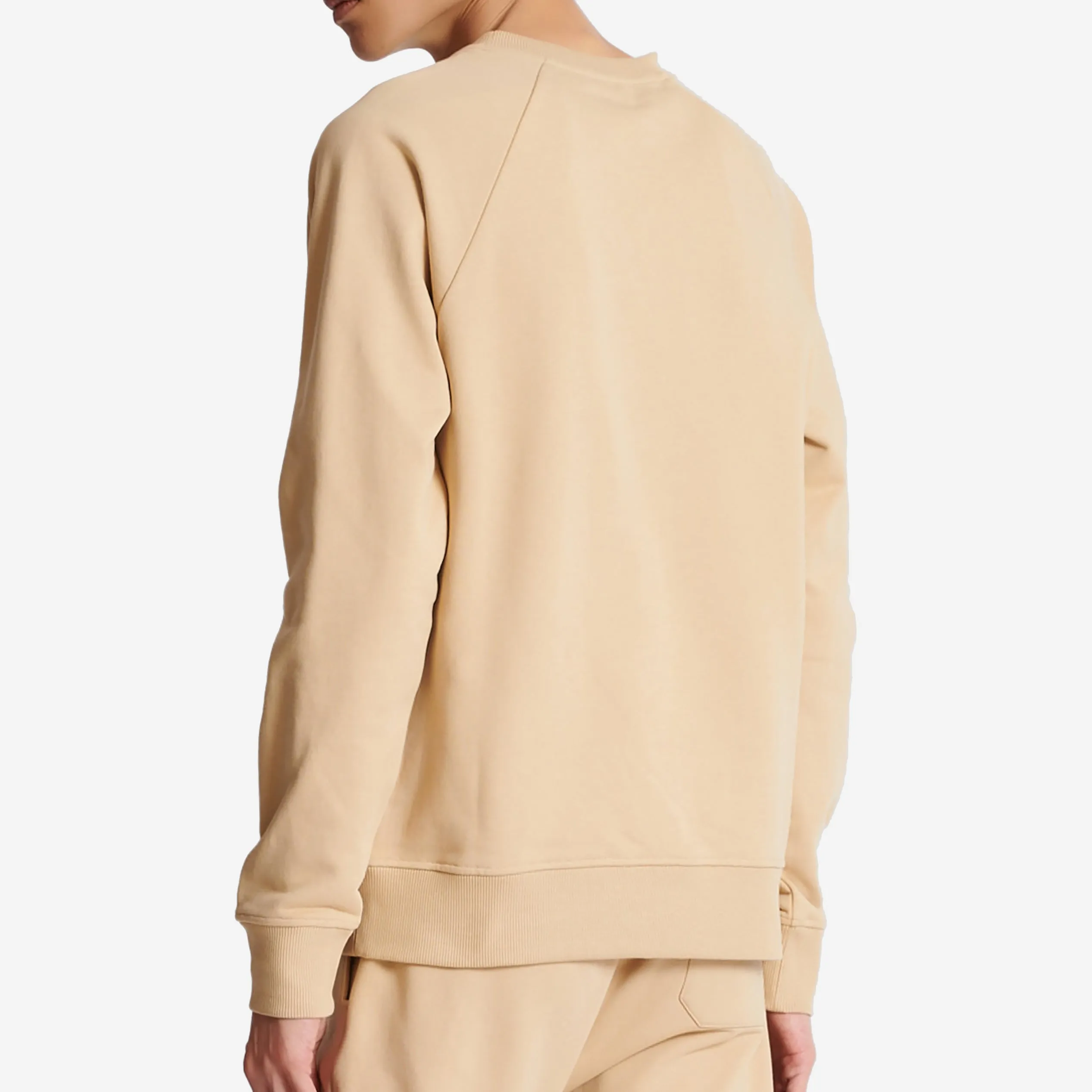 Balmain Flocked Logo Sweatshirt