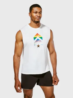 BARRY'S PRIDE MUSCLE TANK IN WHITE