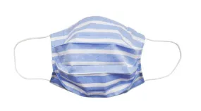 Blue Stripe Fabric Face Mask (Adult/Child)