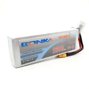 Bonka 2600mAh 4s 75c XT60 Lipo Battery BK-2600/75-4S [DG]