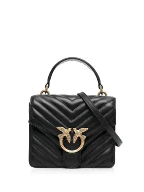 Borsa Love mini top handle chevron