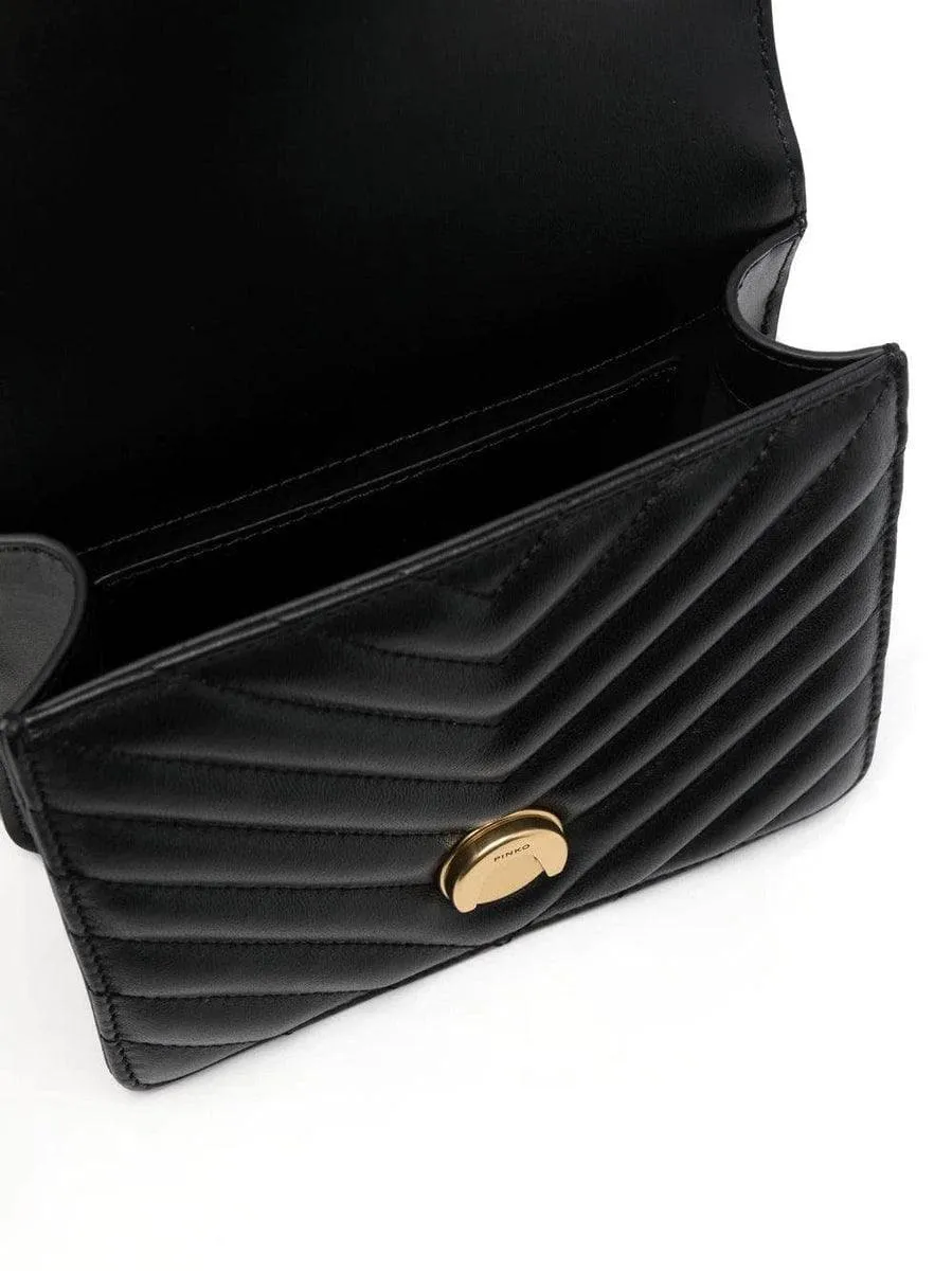 Borsa Love mini top handle chevron