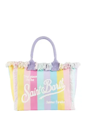 Borsa Tote Vanity in Tela Multicolore