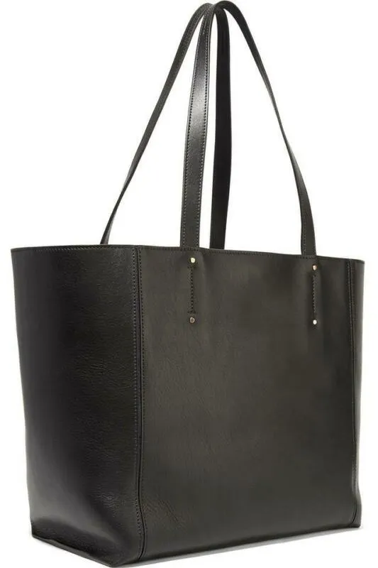 Chloé Milo Medium Suede Black Leather Tote