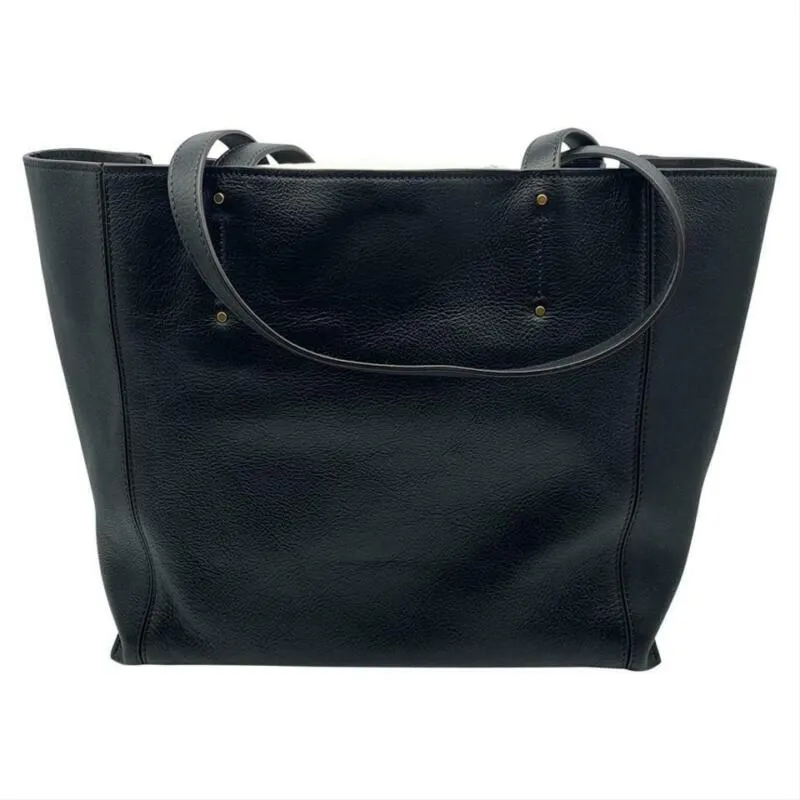 Chloé Milo Medium Suede Black Leather Tote