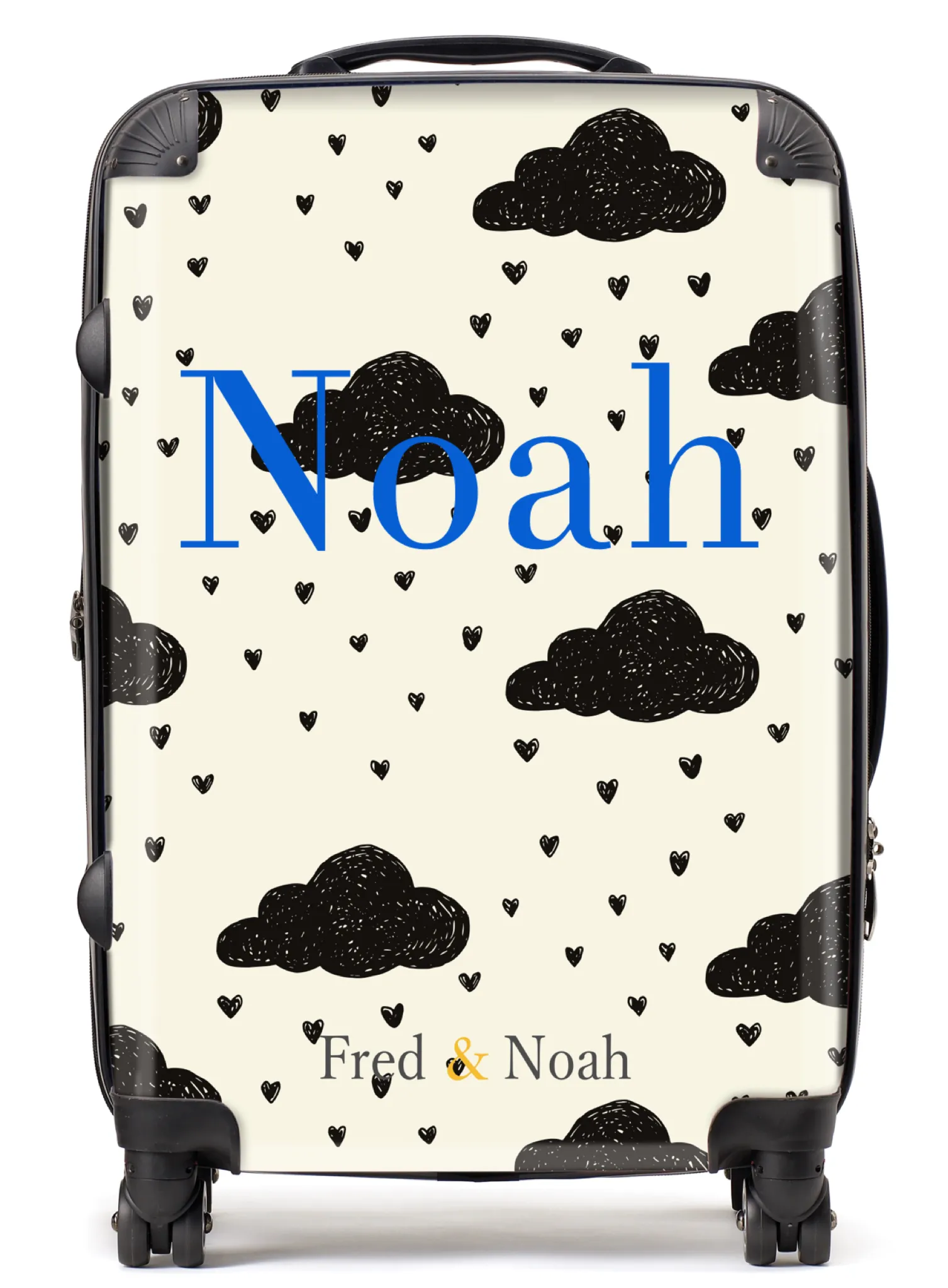 Cloud print personalised Suitcase