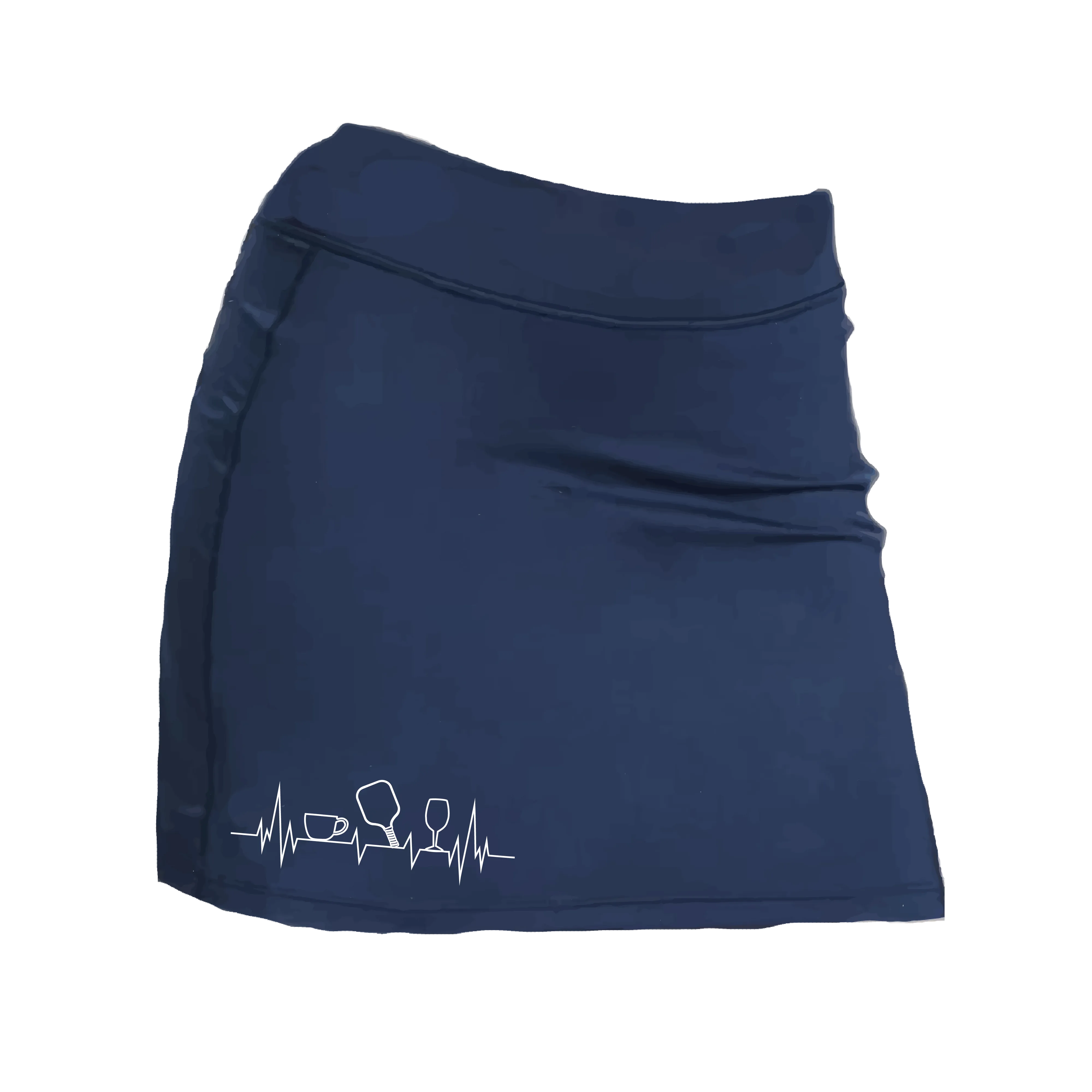 Coffee, Pickleball, Wine Heartbeat EKS | Women's Pickleball Skort