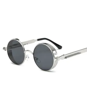 COSMO COVER  BLACK WITH SILVER FRAME SUNGLASSES