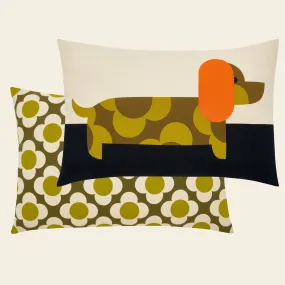 Dachshund Cushion - Yellow