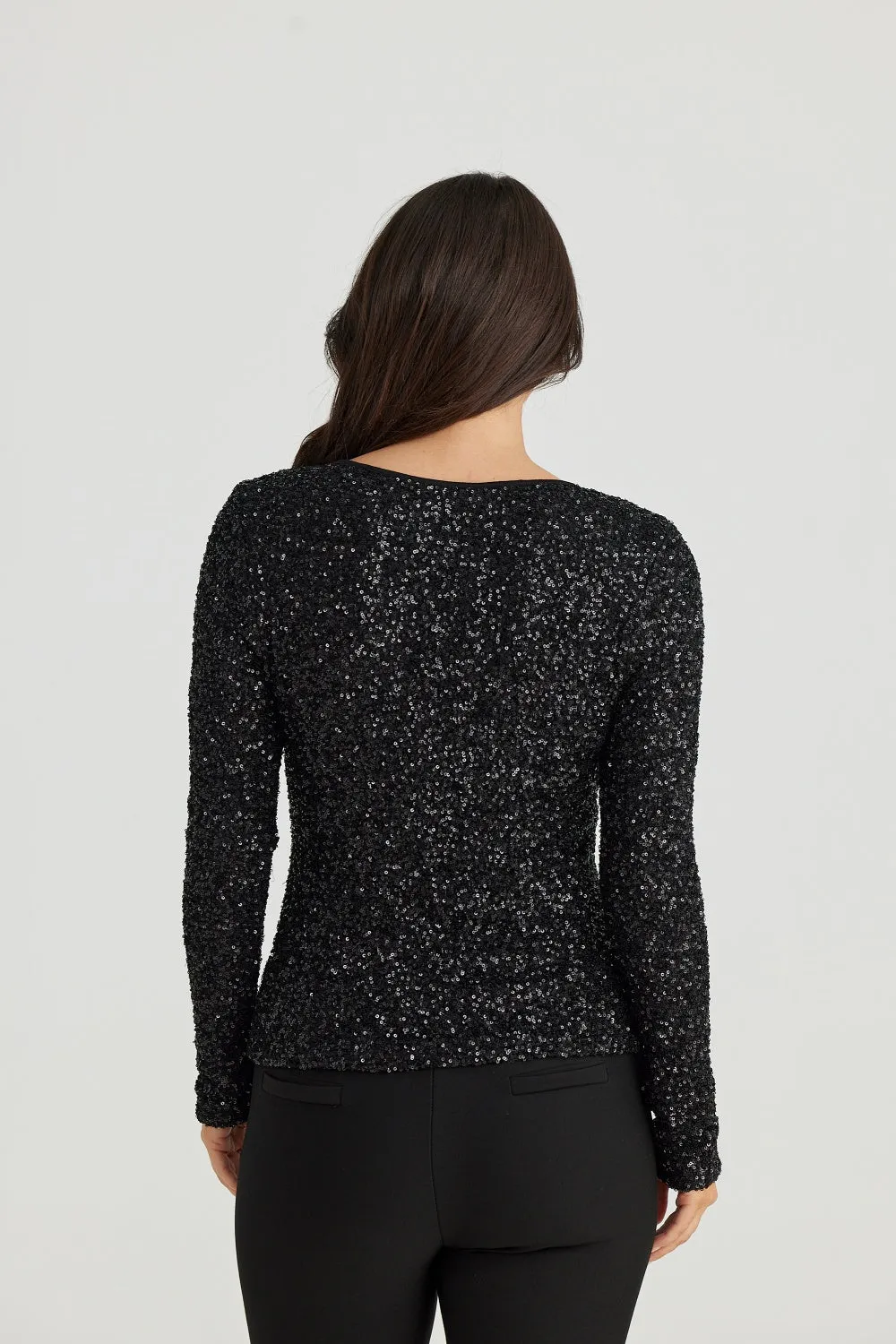 DAZZLE SEQUIN TOP