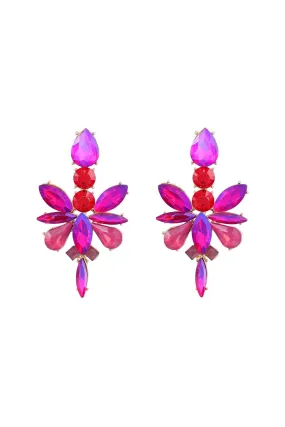 DOLLY EARRINGS HOT PINK