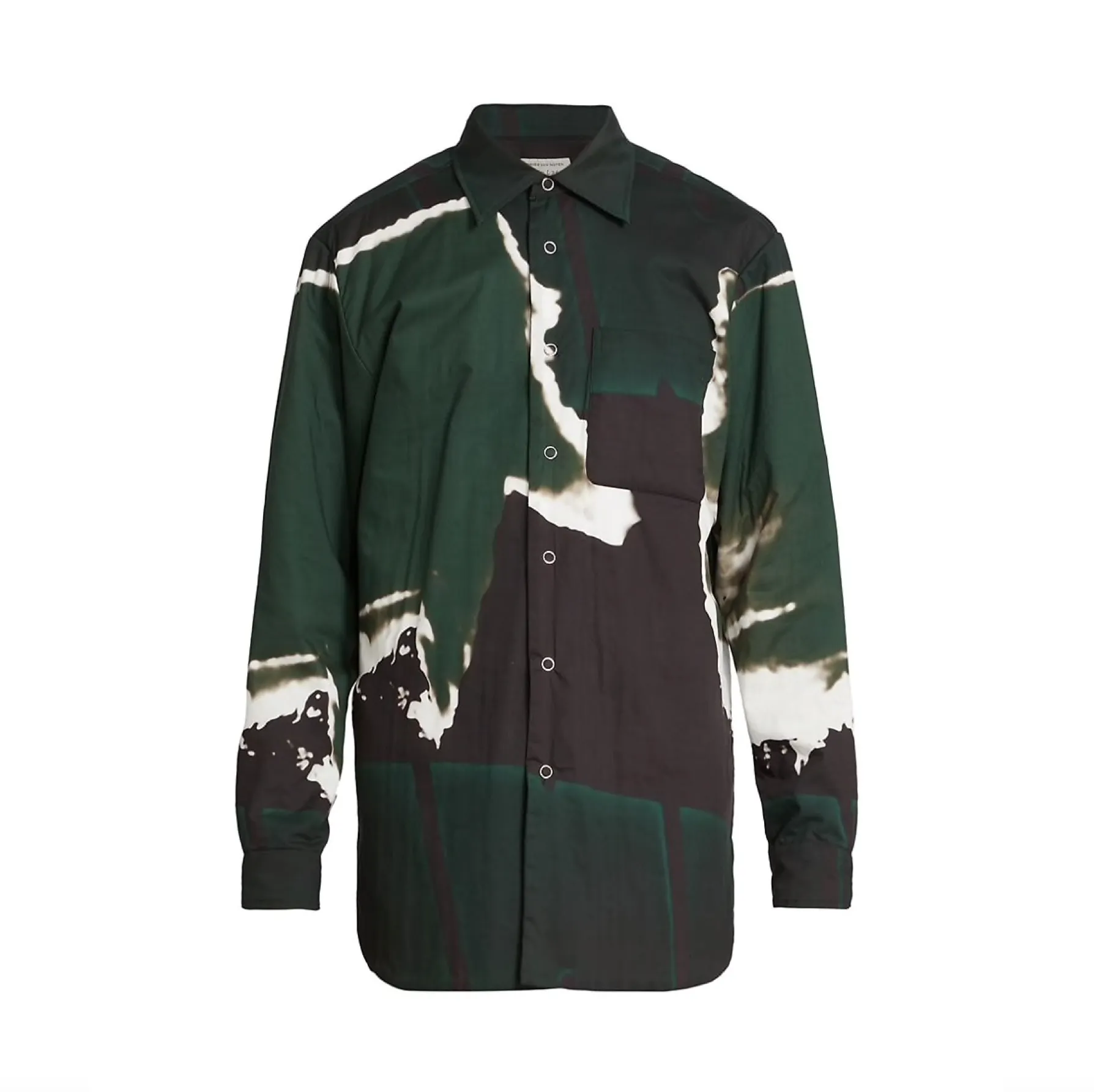 DRIES VAN NOTEN CARNELL 2063 M.W.SHIRT - GREEN