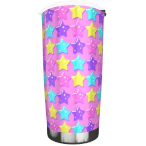 Electric Star Wave Pink Tumbler 20oz