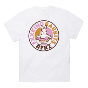 #FR2 RABBIT DONUT T-SHIRT-WHITE