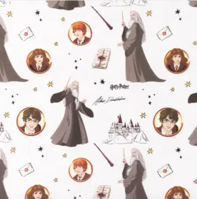 FS635_31 Harry Potter – Dumbledore Cotton Fabric