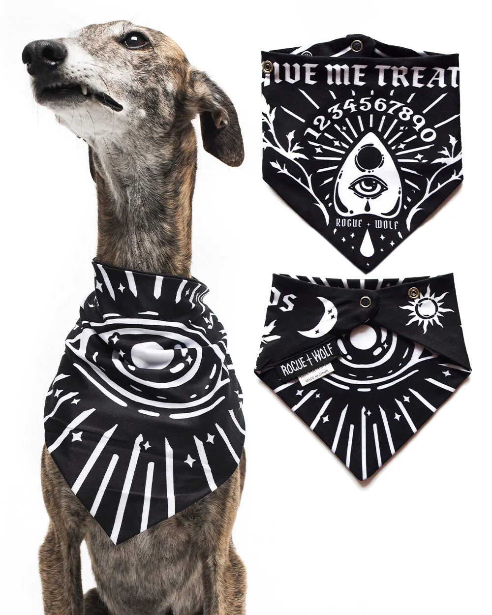 Give Me Treatos Ouija Pet Bandana - Dog or Cat