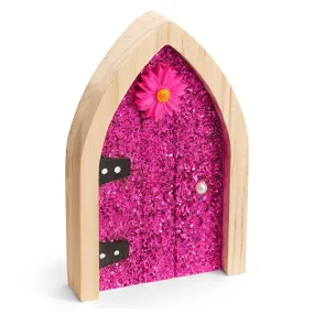 Glitter Fairy Door - Pink