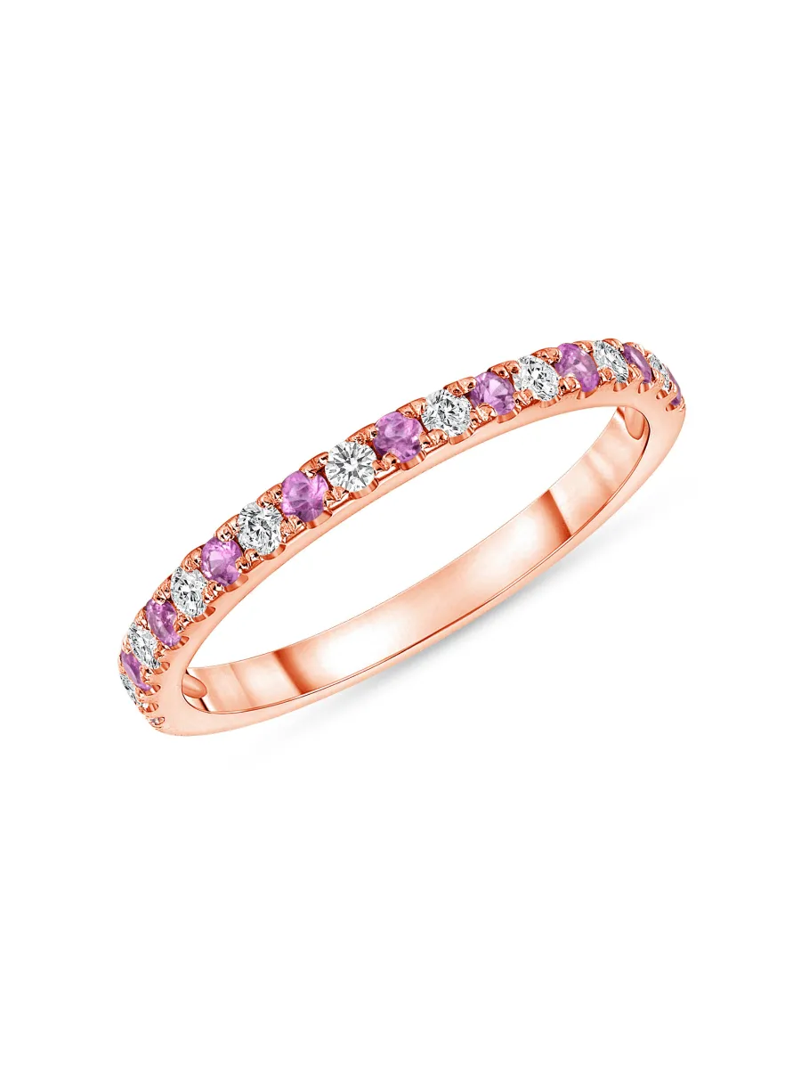 Gracie Ring Pink Sapphire 14K