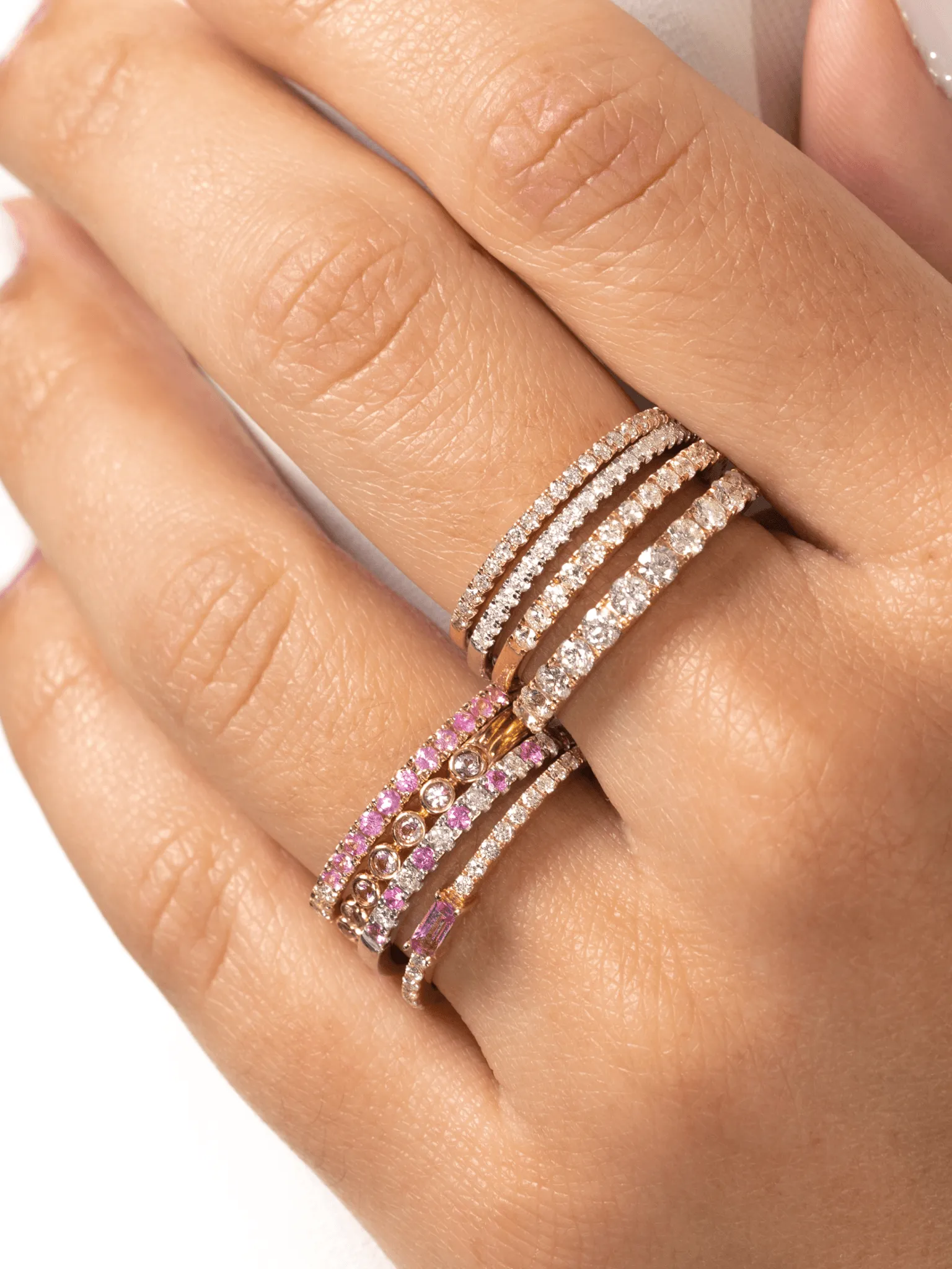 Gracie Ring Pink Sapphire 14K