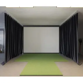 Heavy Duty Golf Simulator Curtains