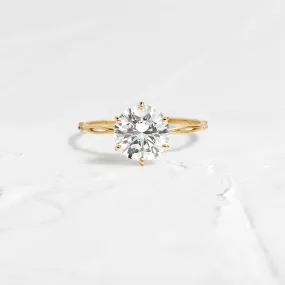 Hillside Ring, Round Cut