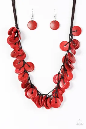 Jammin In Jamaica - Red Paparazzi Necklace