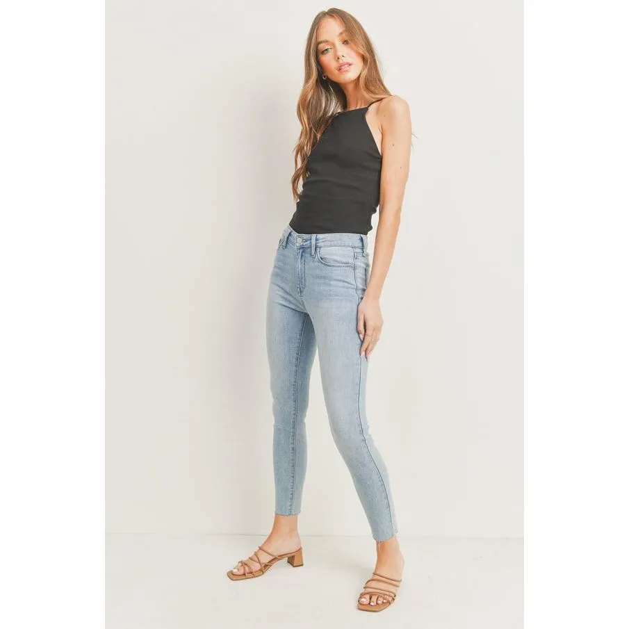 Just USA Mid Rise Scissor Cut Skinny Jean