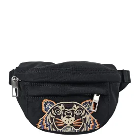 Kampus Tiger Belt Bag in Black