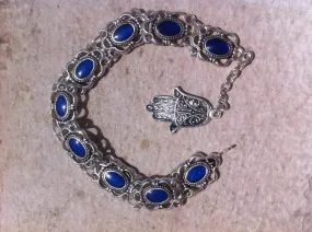 Khmissa Bracelet - Blue