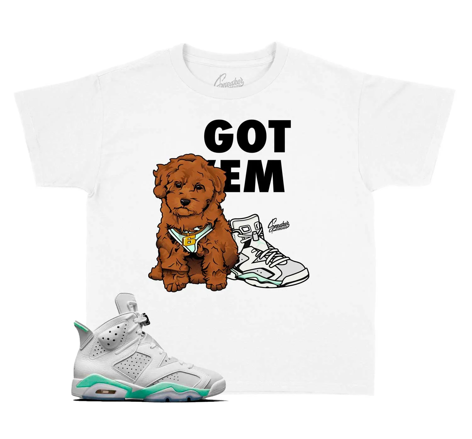 Kids - Mint Foam 6 Got Em Shirt