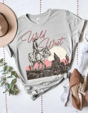 Light Grey Wild West Graphic Tee