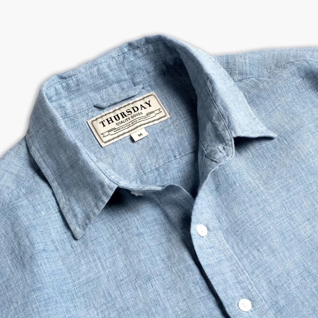 Linen Shirt | Blue