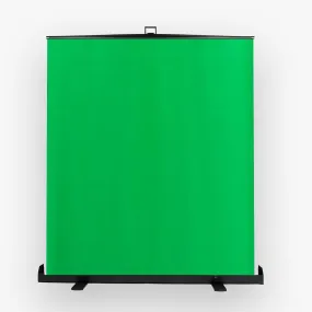 'Live Stream Master' Pull Up Chroma Key Green Screen Backdrop for Video (148cm x 190cm)