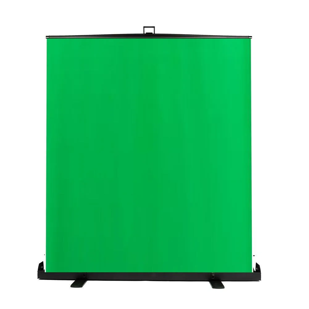 'Live Stream Master' Pull Up Chroma Key Green Screen Backdrop for Video (148cm x 190cm)